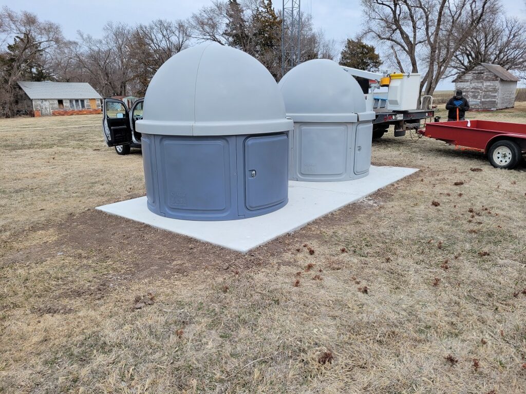 Pods at Creitz Observatory